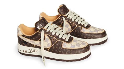 air force 1 x louis vuitton precio|Louis Vuitton x Nike Air Force 1 Auction Sales Top $25.3m.